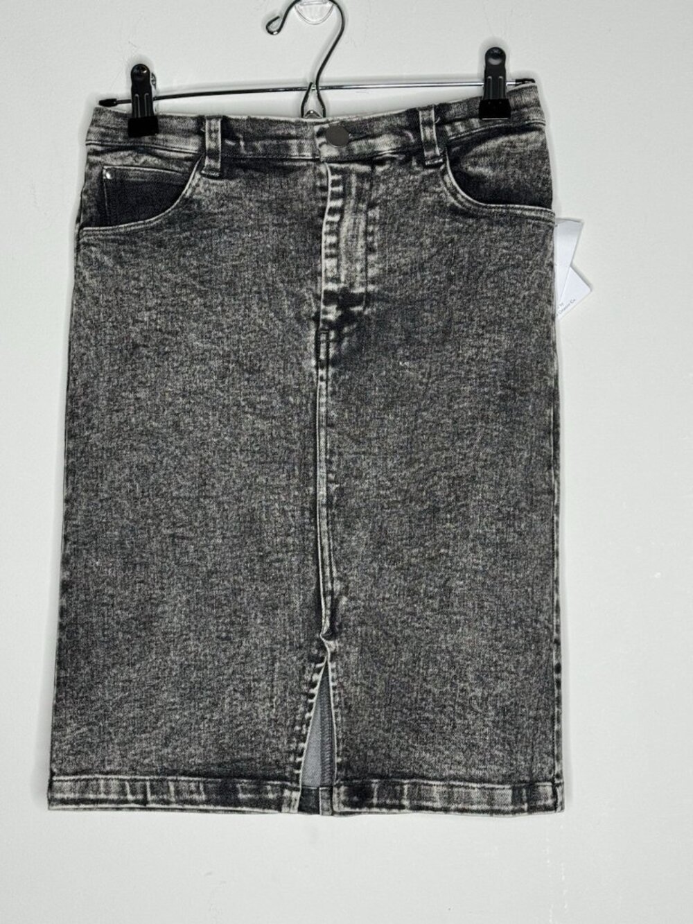 Originality Size Large Black Acid Wash Jean Skirt New NWT Boot Barn Country
